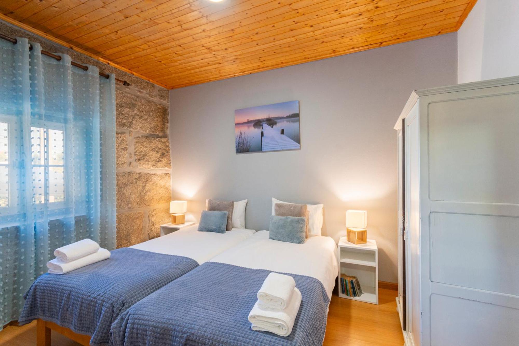 Casa Rustica T2 Com Salamandra E Cozinha - Seia - Serra Da Estrela - Casa Do Loureiro II Экстерьер фото